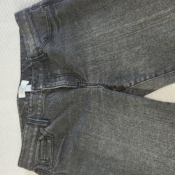 ANN TAYLOR LOFT PETITES WOMENS JEANS SIZE 10P DARK GREY - Picture 4 of 13